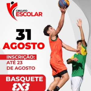 Basquete 3x3 volta às quadras com nova etapa marcada para o Colégio Kairós