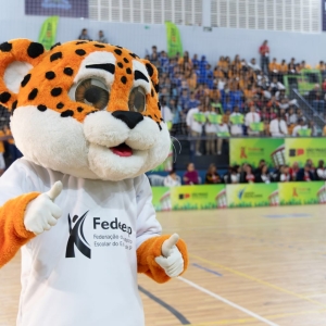 Conheça Astro, a Onça que Representa a Potência do Desporto Escolar Paulista!